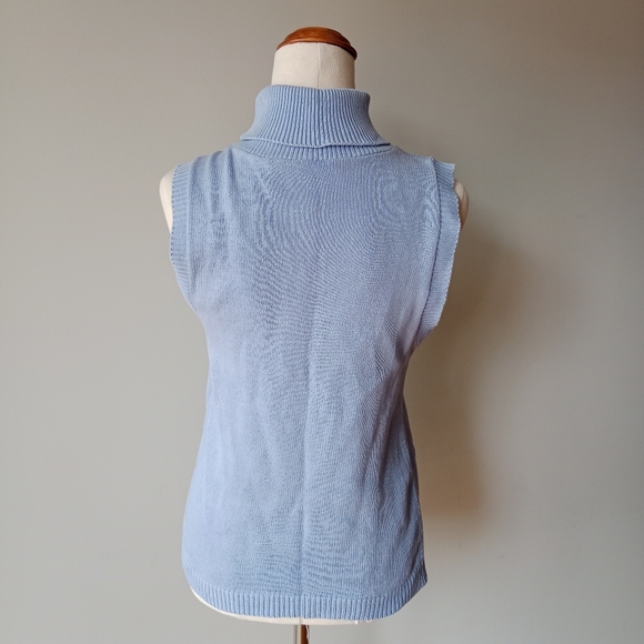 💫VINTAGE Light Purple Cotton Knit Top - Picture 4 of 5